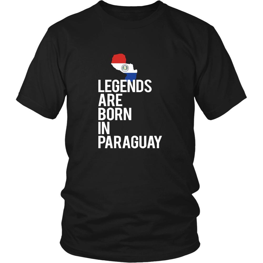 Paraguay Shirt - Legends are born in Paraguay - National Heritage Gift-T-shirt-Teelime | shirts-hoodies-mugs