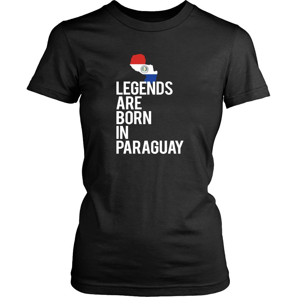 Paraguay Shirt - Legends are born in Paraguay - National Heritage Gift-T-shirt-Teelime | shirts-hoodies-mugs