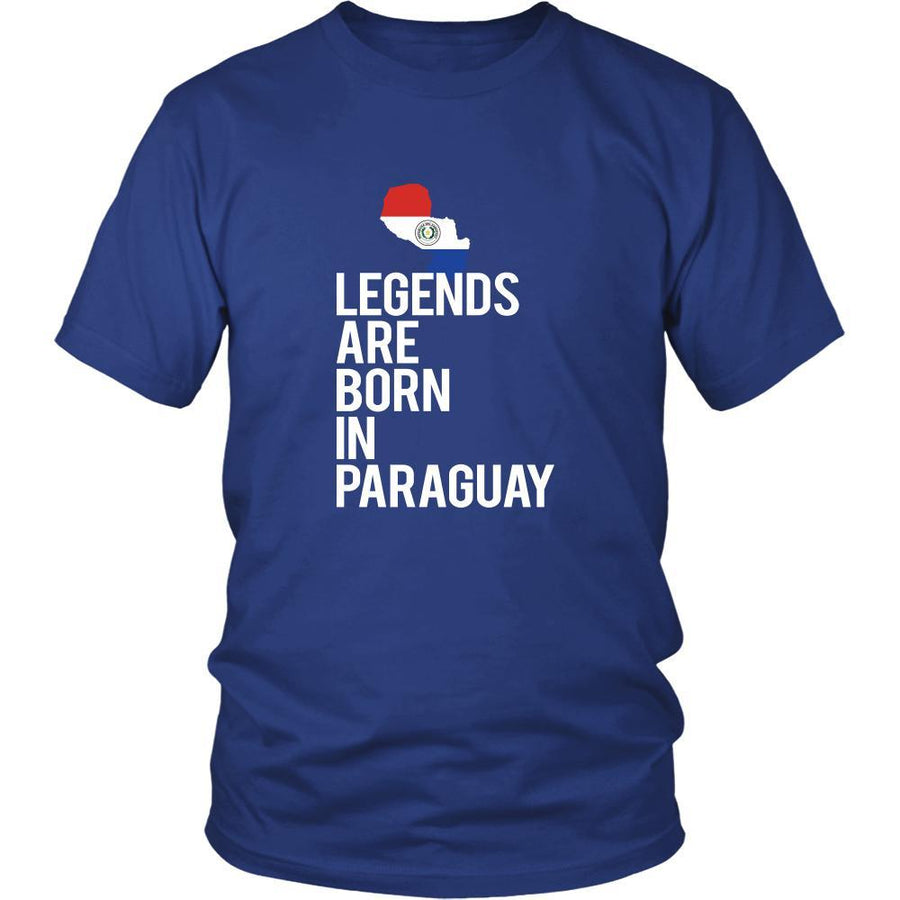 Paraguay Shirt - Legends are born in Paraguay - National Heritage Gift-T-shirt-Teelime | shirts-hoodies-mugs