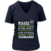 Paralegal Shirt - Raise your hand if you love Paralegal, if not raise your standards - Profession Gift-T-shirt-Teelime | shirts-hoodies-mugs