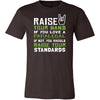 Paralegal Shirt - Raise your hand if you love Paralegal, if not raise your standards - Profession Gift-T-shirt-Teelime | shirts-hoodies-mugs