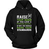 Paralegal Shirt - Raise your hand if you love Paralegal, if not raise your standards - Profession Gift-T-shirt-Teelime | shirts-hoodies-mugs