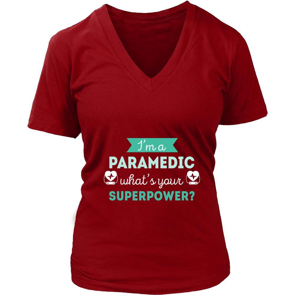 Paramedic Shirt - I'm a Paramedic, what's your superpower? - Profession Gift-T-shirt-Teelime | shirts-hoodies-mugs