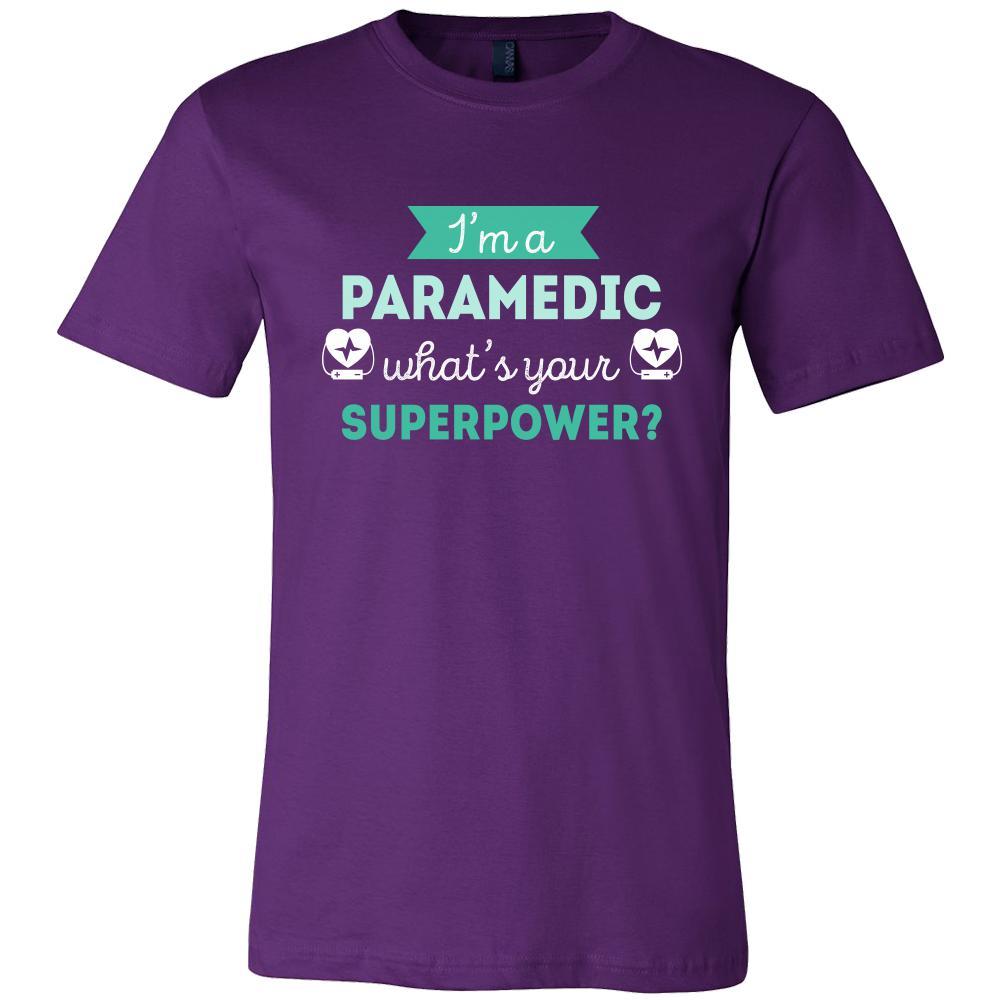 Paramedic Shirt - I'm a Paramedic, what's your superpower? - Profession Gift-T-shirt-Teelime | shirts-hoodies-mugs
