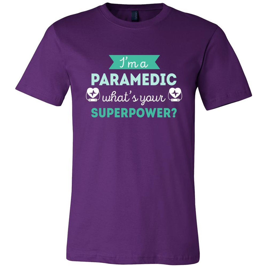 Paramedic Shirt - I'm a Paramedic, what's your superpower? - Profession Gift-T-shirt-Teelime | shirts-hoodies-mugs