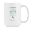 Paramedics Coffee cup - Paramedics I can't fix stupid-Drinkware-Teelime | shirts-hoodies-mugs