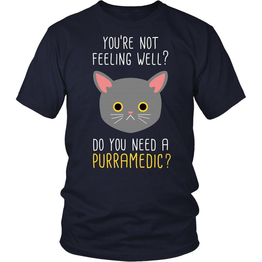 Paramedics T Shirt - You're not feeling well? Do you need a Purramedic?-T-shirt-Teelime | shirts-hoodies-mugs