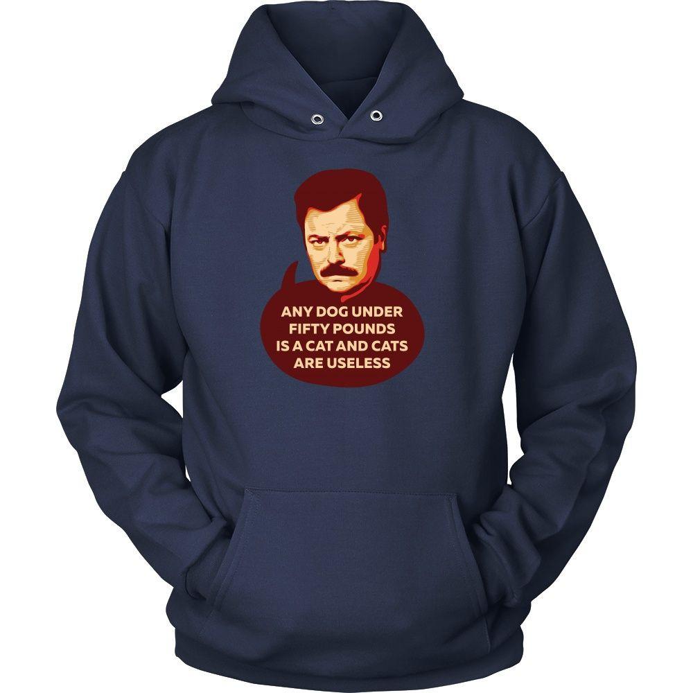 Parks and Recreation T Shirt - Cats Are Useless - TV & Movies-T-shirt-Teelime | shirts-hoodies-mugs