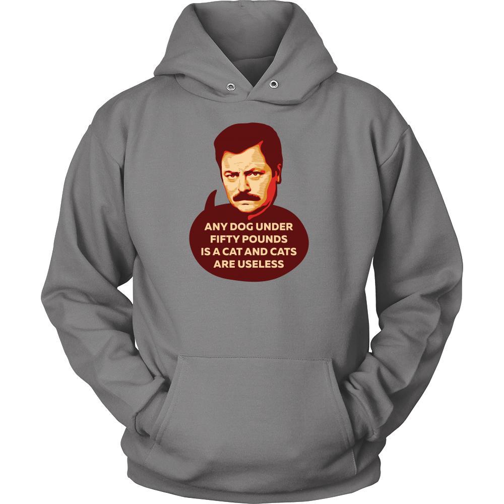 Parks and Recreation T Shirt - Cats Are Useless - TV & Movies-T-shirt-Teelime | shirts-hoodies-mugs