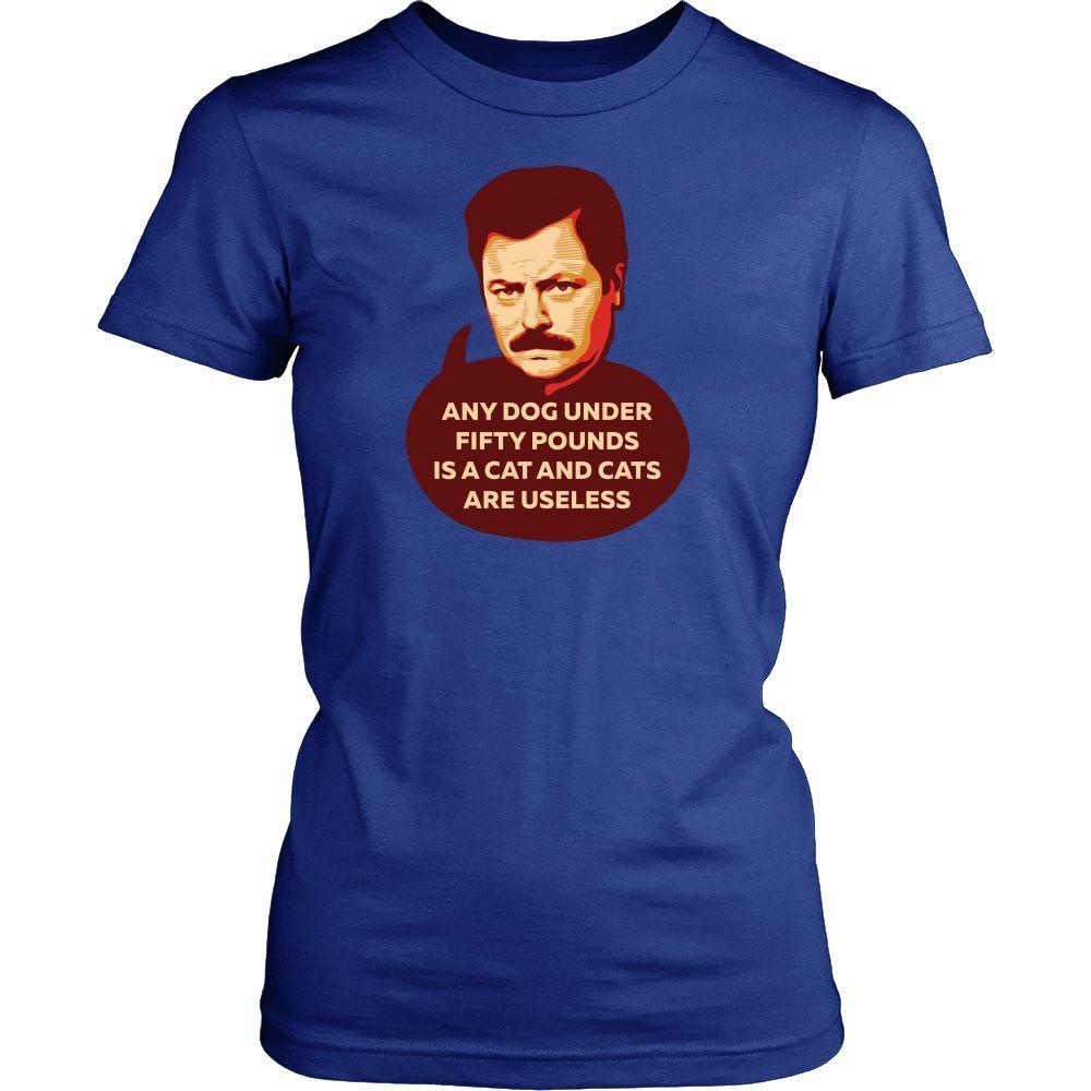 Parks and Recreation T Shirt - Cats Are Useless - TV & Movies-T-shirt-Teelime | shirts-hoodies-mugs