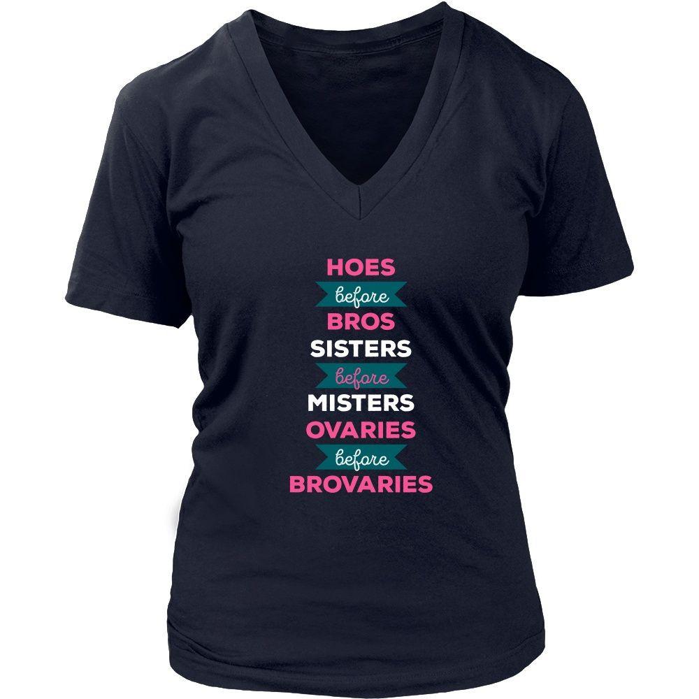 Parks and Recreation T Shirt - Ovaries Before Brovaries - TV & Movies-T-shirt-Teelime | shirts-hoodies-mugs
