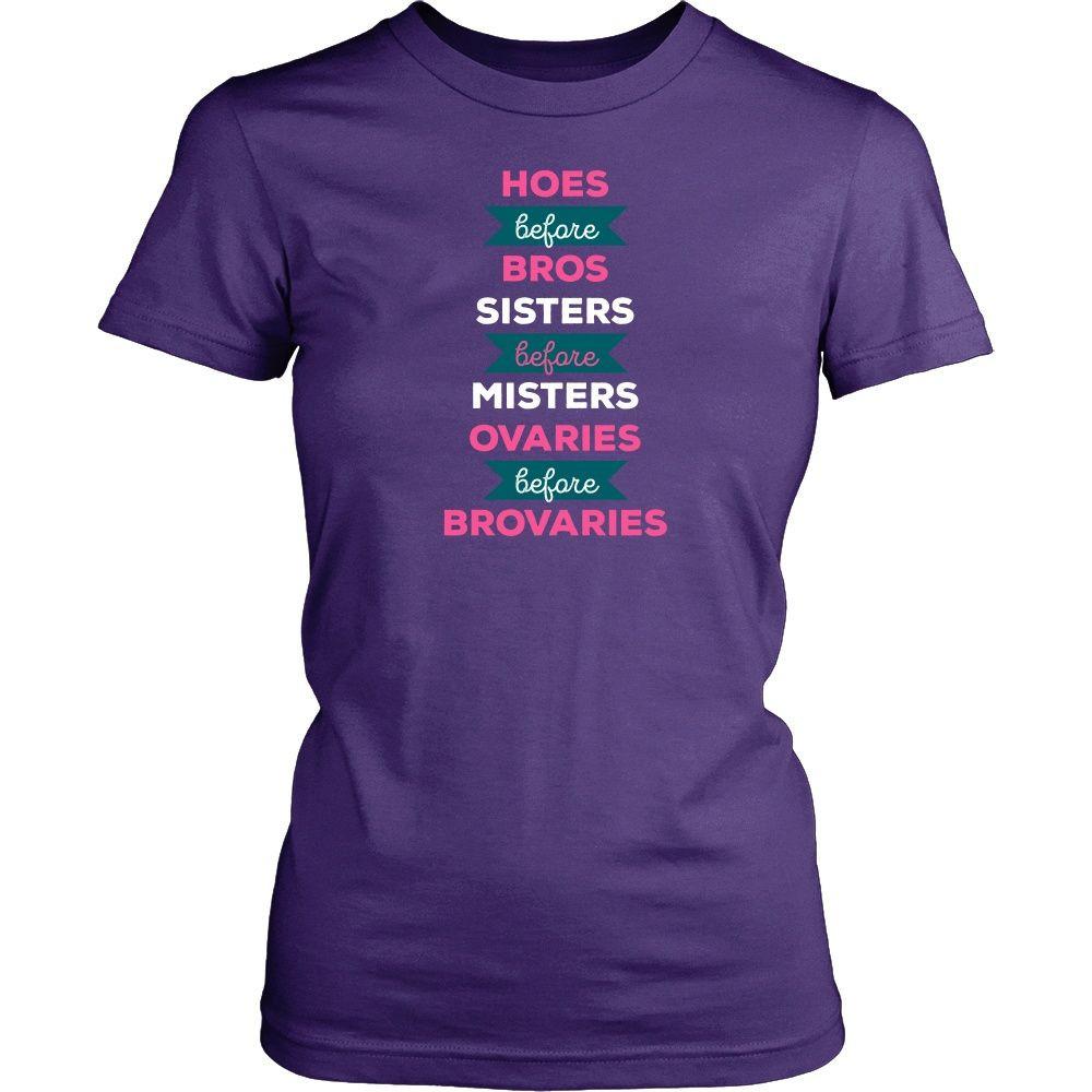 Parks and Recreation T Shirt - Ovaries Before Brovaries - TV & Movies-T-shirt-Teelime | shirts-hoodies-mugs