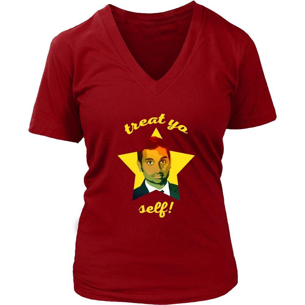 Parks and Recreation T Shirt - Treat Ya Self - TV & Movies-T-shirt-Teelime | shirts-hoodies-mugs