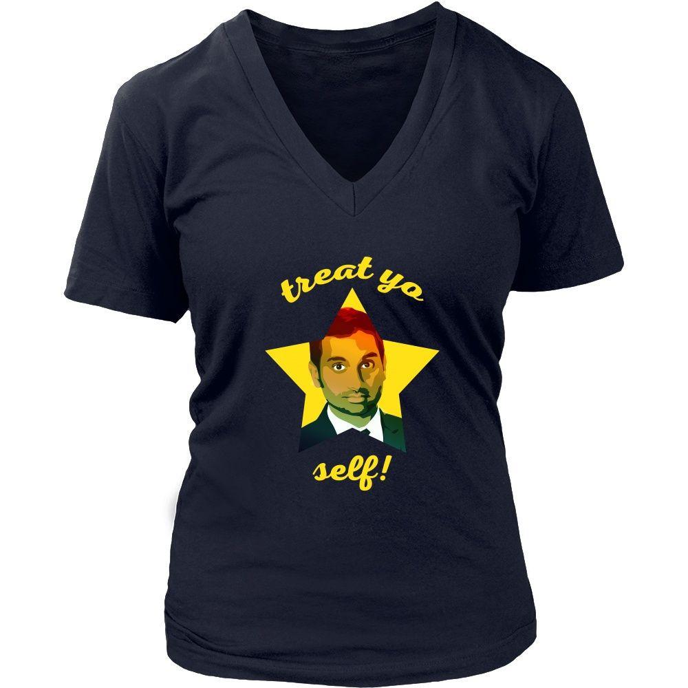 Parks and Recreation T Shirt - Treat Ya Self - TV & Movies-T-shirt-Teelime | shirts-hoodies-mugs
