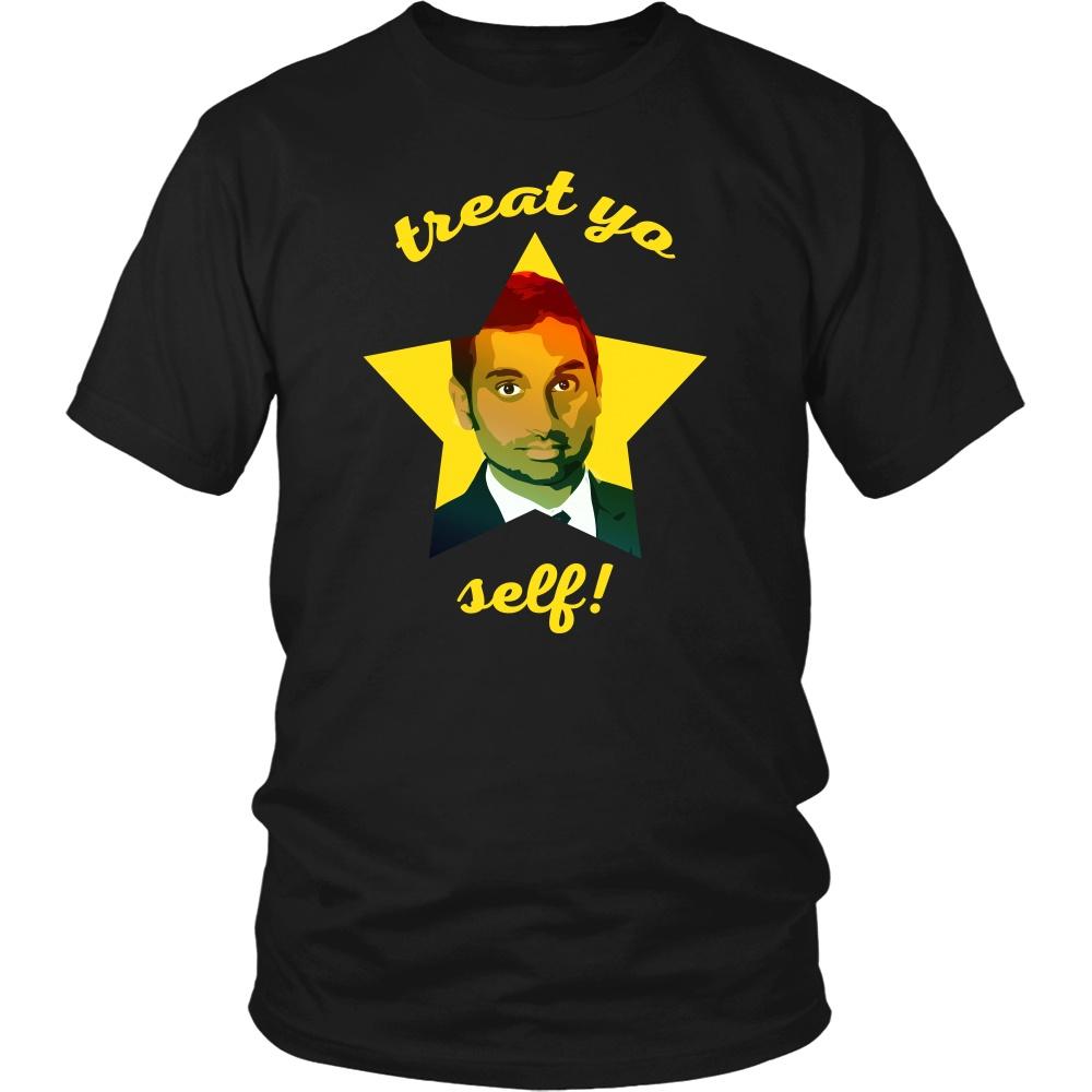 Parks and Recreation T Shirt - Treat Ya Self - TV & Movies-T-shirt-Teelime | shirts-hoodies-mugs