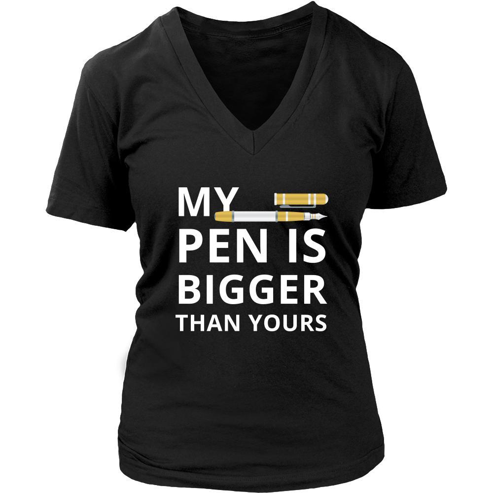 Pen - My Pen Is bigger than yours - Pen Funny Shirt-T-shirt-Teelime | shirts-hoodies-mugs