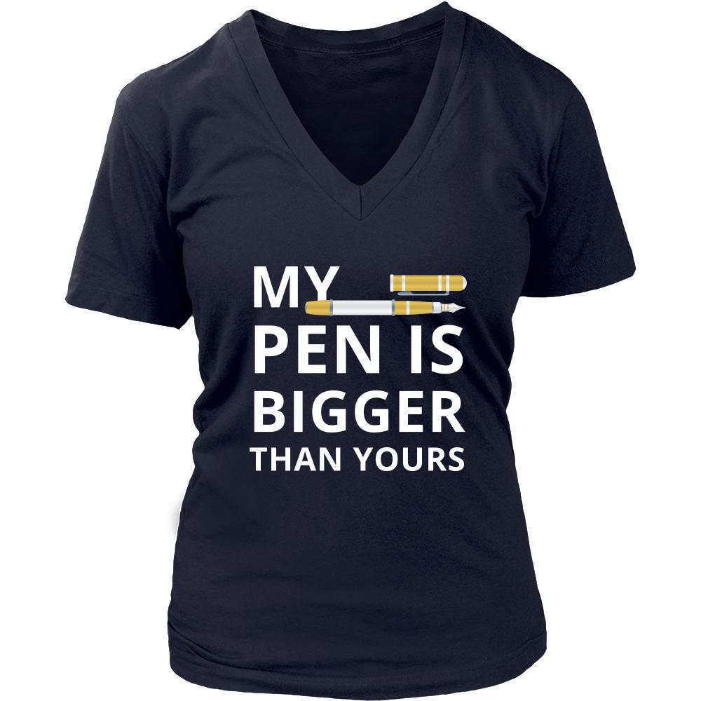 Pen - My Pen Is bigger than yours - Pen Funny Shirt-T-shirt-Teelime | shirts-hoodies-mugs