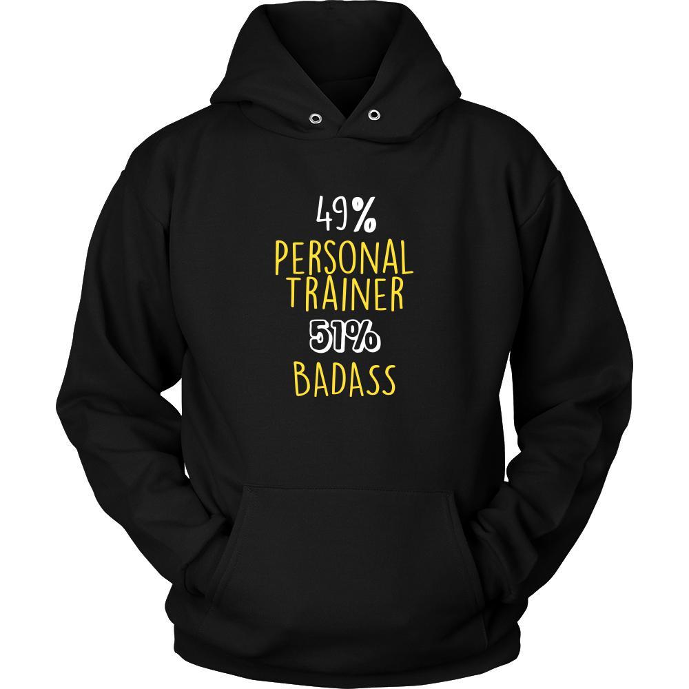 Personal Trainer Shirt - 49% Personal Trainer 51% Badass Profession-T-shirt-Teelime | shirts-hoodies-mugs