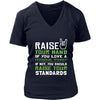 Personal Trainer Shirt - Raise your hand if you love Personal Trainer, if not raise your standards - Profession Gift-T-shirt-Teelime | shirts-hoodies-mugs