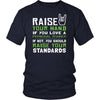 Personal Trainer Shirt - Raise your hand if you love Personal Trainer, if not raise your standards - Profession Gift-T-shirt-Teelime | shirts-hoodies-mugs