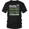 Personal Trainer Shirt - Raise your hand if you love Personal Trainer, if not raise your standards - Profession Gift-T-shirt-Teelime | shirts-hoodies-mugs