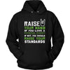 Personal Trainer Shirt - Raise your hand if you love Personal Trainer, if not raise your standards - Profession Gift-T-shirt-Teelime | shirts-hoodies-mugs