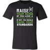 Personal Trainer Shirt - Raise your hand if you love Personal Trainer, if not raise your standards - Profession Gift-T-shirt-Teelime | shirts-hoodies-mugs