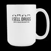 Pharmacist cup - I sell drugs(with a valid prescription)-Drinkware-Teelime | shirts-hoodies-mugs