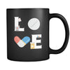 Pharmacist mug - LOVE Pharmacist - 11oz Black Mug-Drinkware-Teelime | shirts-hoodies-mugs