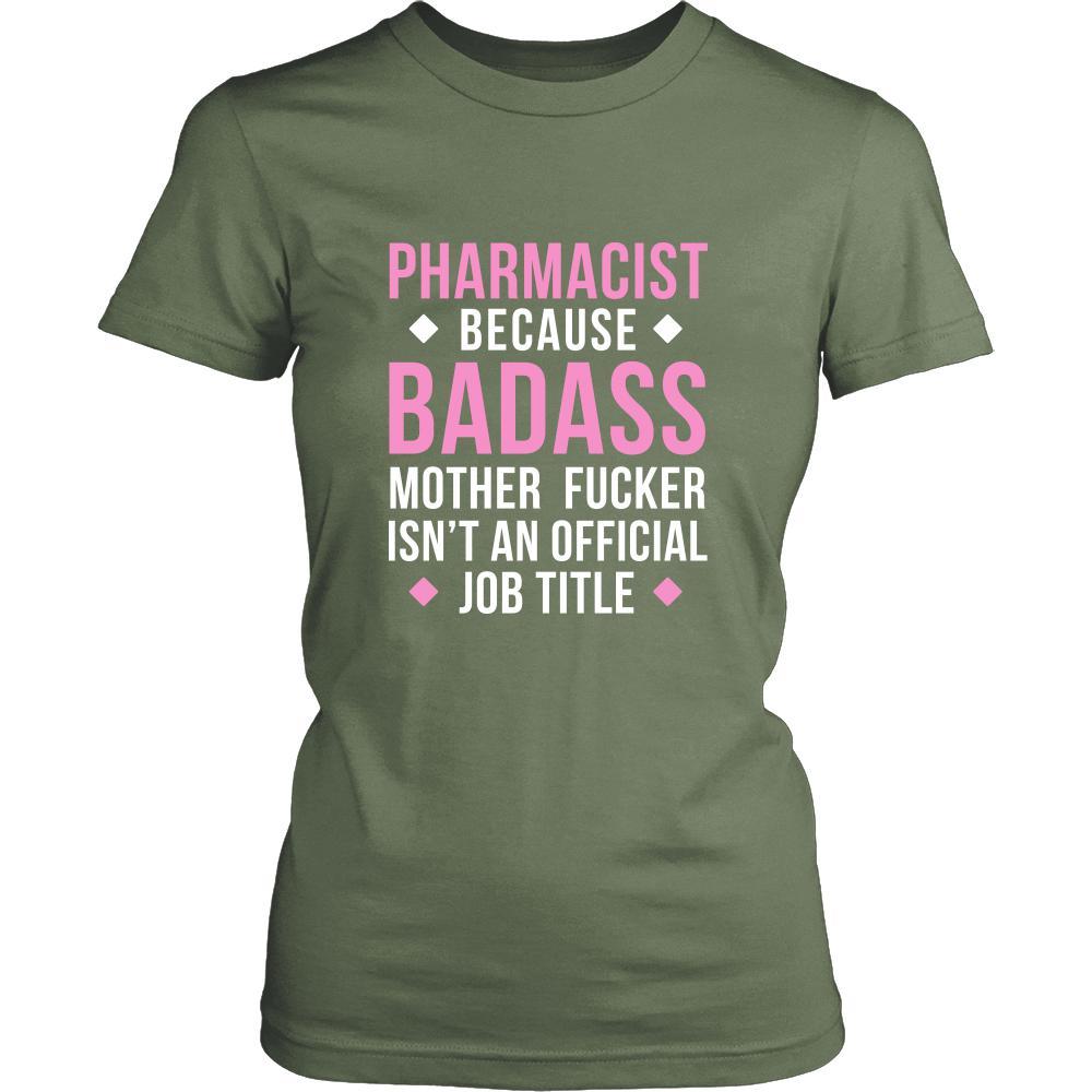 Pharmacist Shirt - Pharmacist because badass mother fucker isn't an official job title - Profession Gift-T-shirt-Teelime | shirts-hoodies-mugs