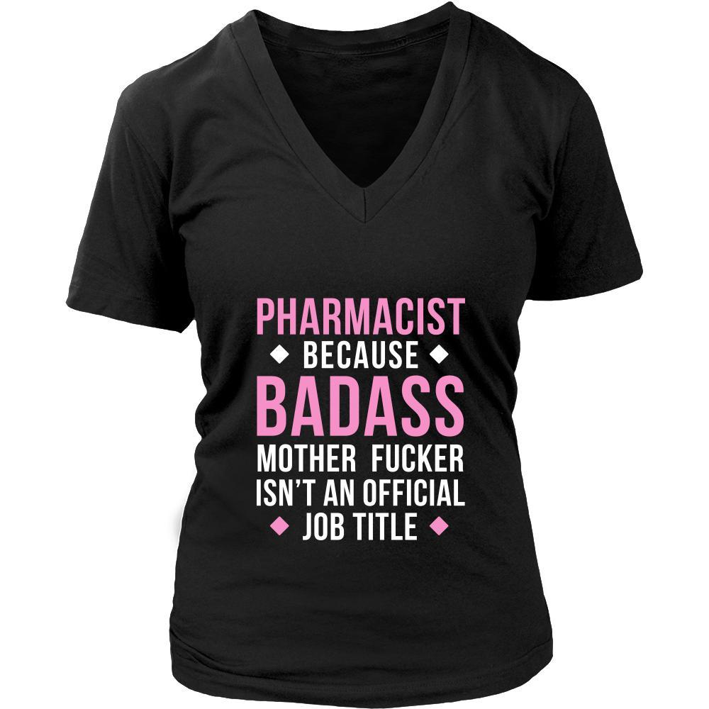 Pharmacist Shirt - Pharmacist because badass mother fucker isn't an official job title - Profession Gift-T-shirt-Teelime | shirts-hoodies-mugs