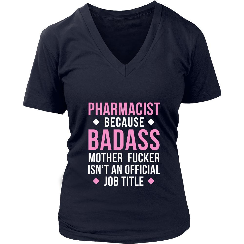 Pharmacist Shirt - Pharmacist because badass mother fucker isn't an official job title - Profession Gift-T-shirt-Teelime | shirts-hoodies-mugs