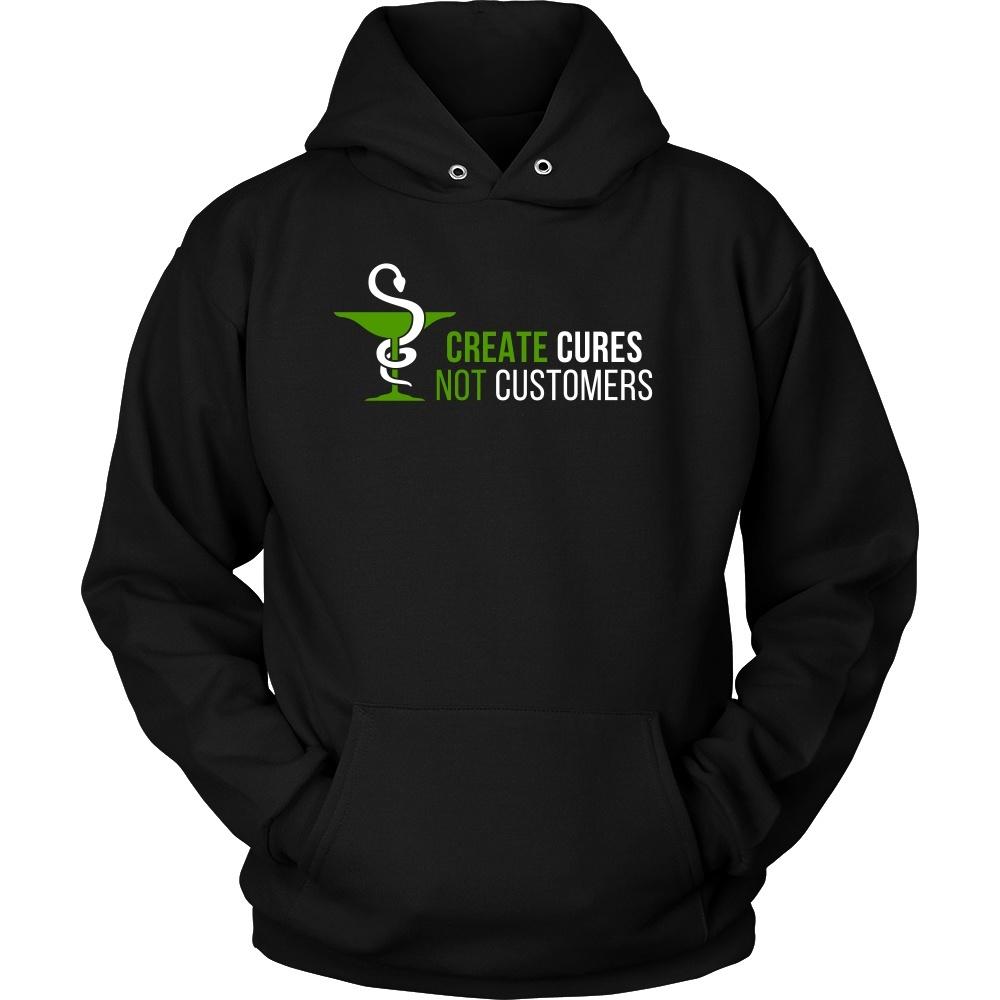 Pharmacist T Shirt - Create Cures Not Customers-T-shirt-Teelime | shirts-hoodies-mugs