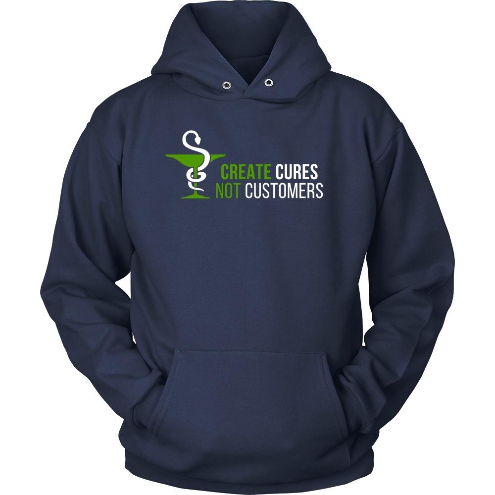 Pharmacist T Shirt - Create Cures Not Customers-T-shirt-Teelime | shirts-hoodies-mugs
