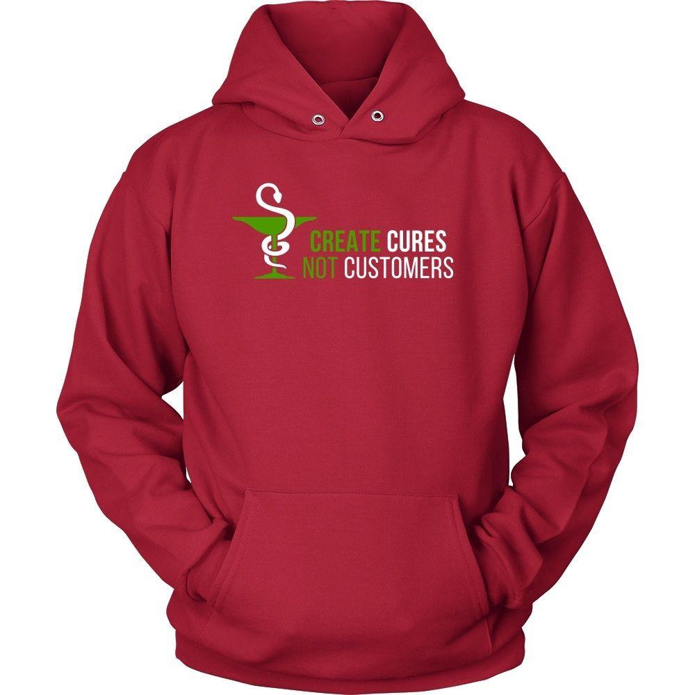 Pharmacist T Shirt - Create Cures Not Customers-T-shirt-Teelime | shirts-hoodies-mugs