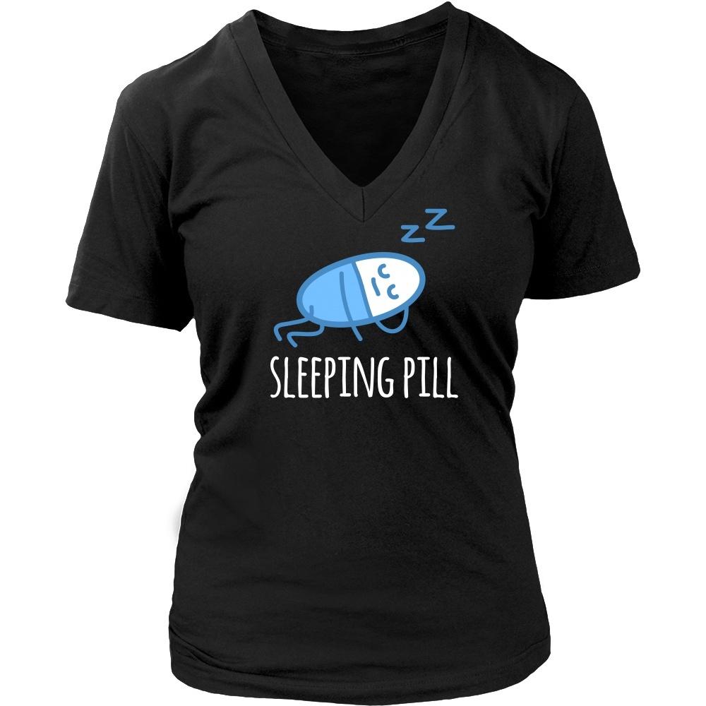 Pharmacist T Shirt - Sleeping Pill-T-shirt-Teelime | shirts-hoodies-mugs