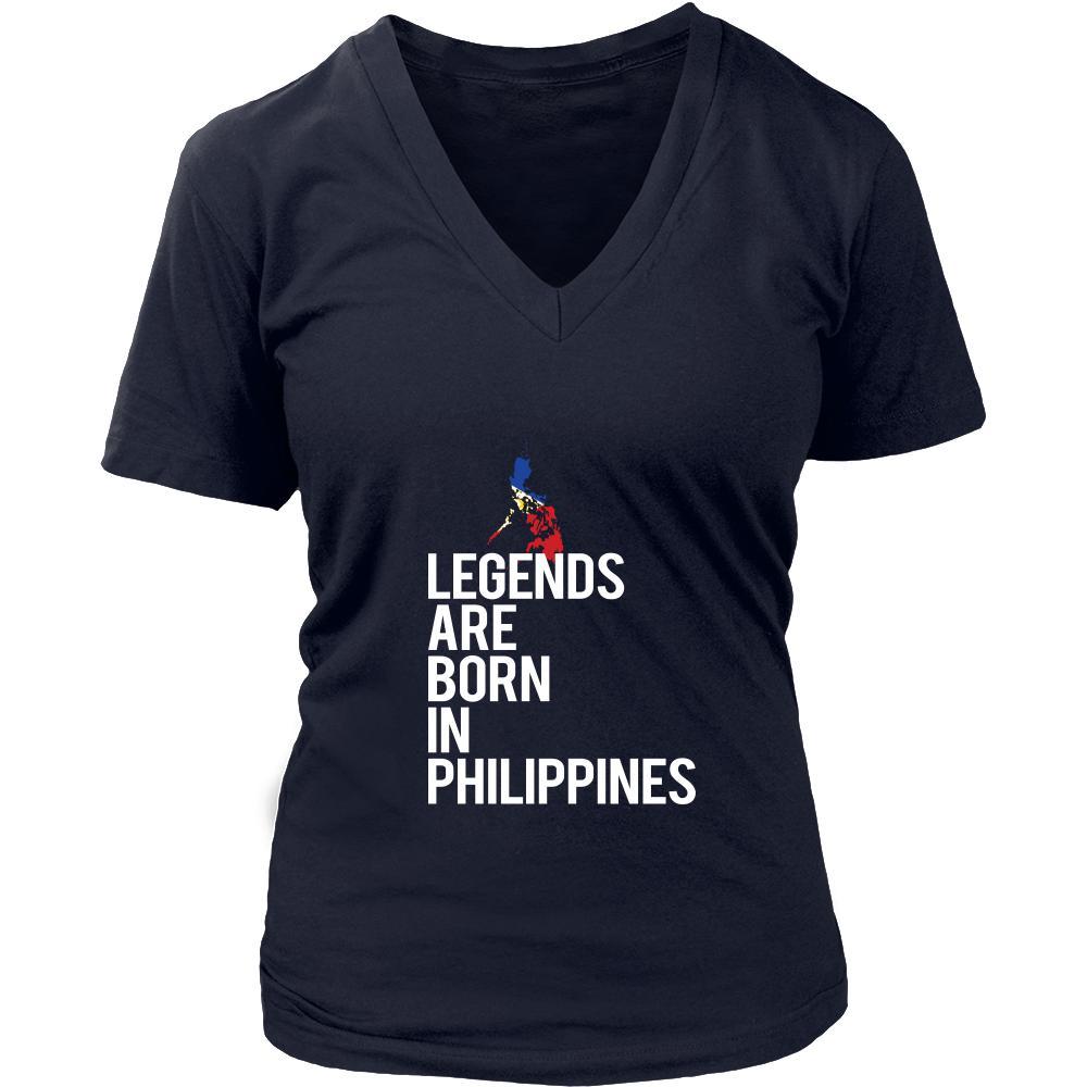 Philippines Shirt - Legends are born in Philippines - National Heritage Gift-T-shirt-Teelime | shirts-hoodies-mugs