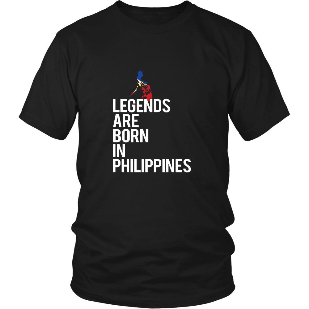 Philippines Shirt - Legends are born in Philippines - National Heritage Gift-T-shirt-Teelime | shirts-hoodies-mugs