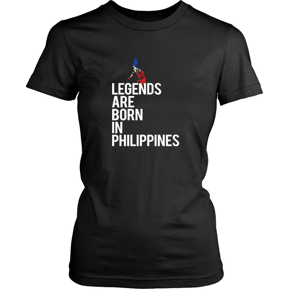 Philippines Shirt - Legends are born in Philippines - National Heritage Gift-T-shirt-Teelime | shirts-hoodies-mugs