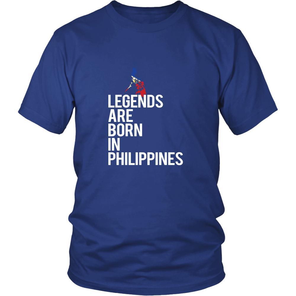 Philippines Shirt - Legends are born in Philippines - National Heritage Gift-T-shirt-Teelime | shirts-hoodies-mugs