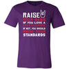 Phlebotomist Shirt - Raise your hand if you love Phlebotomist, if not raise your standards - Profession Gift-T-shirt-Teelime | shirts-hoodies-mugs