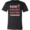 Phlebotomist Shirt - Raise your hand if you love Phlebotomist, if not raise your standards - Profession Gift-T-shirt-Teelime | shirts-hoodies-mugs