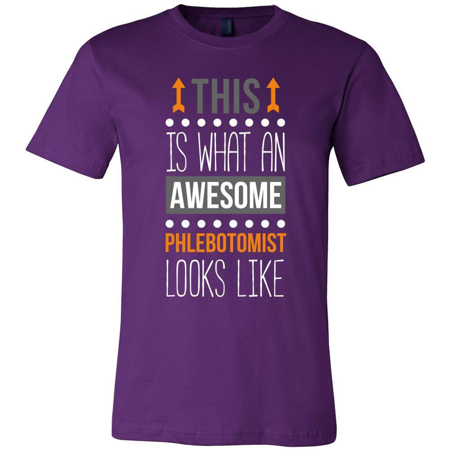 Phlebotomist Shirt - This is what an awesome Phlebotomist looks like - Profession Gift-T-shirt-Teelime | shirts-hoodies-mugs