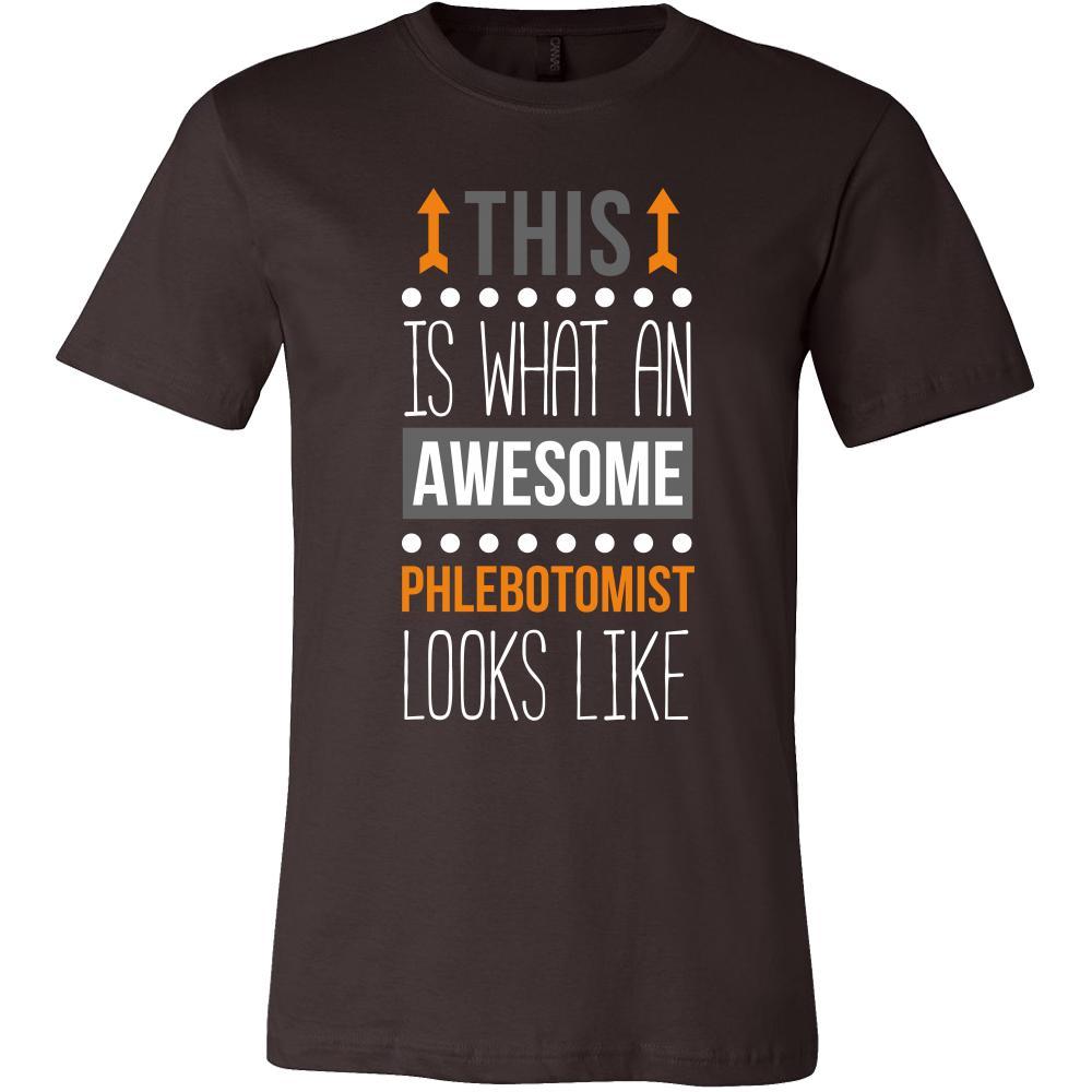 Phlebotomist Shirt - This is what an awesome Phlebotomist looks like - Profession Gift-T-shirt-Teelime | shirts-hoodies-mugs