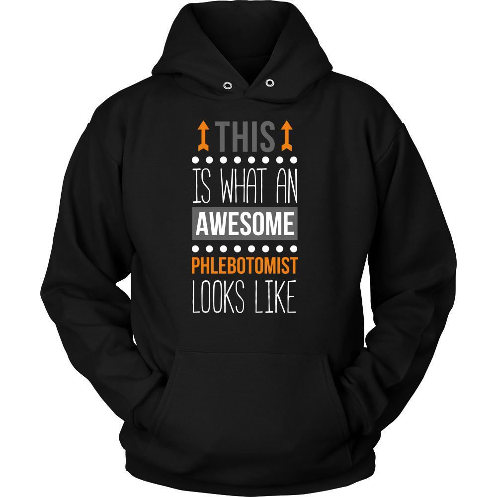Phlebotomist Shirt - This is what an awesome Phlebotomist looks like - Profession Gift-T-shirt-Teelime | shirts-hoodies-mugs