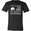 Photography Shirt Some Grandpas play bingo, real Grandpas take pictures Family Hobby-T-shirt-Teelime | shirts-hoodies-mugs