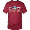 Photography T Shirt - Eat, Sleep, Shoot!-T-shirt-Teelime | shirts-hoodies-mugs