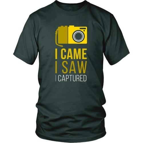 Photography T Shirt - I Came I Saw I Captured-T-shirt-Teelime | shirts-hoodies-mugs