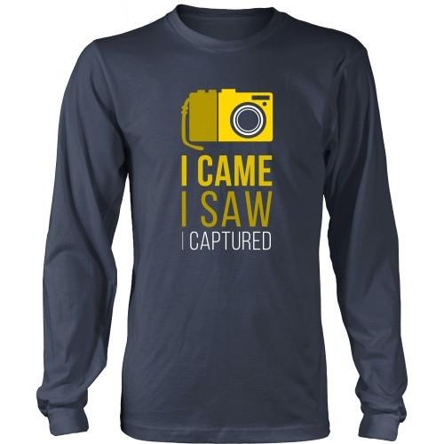 Photography T Shirt - I Came I Saw I Captured-T-shirt-Teelime | shirts-hoodies-mugs