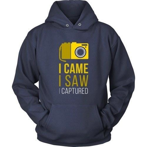 Photography T Shirt - I Came I Saw I Captured-T-shirt-Teelime | shirts-hoodies-mugs
